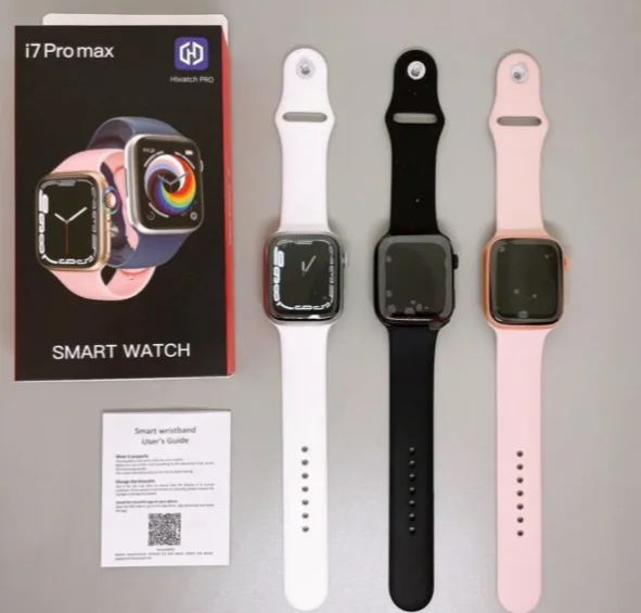 ساعة I7 ProMax الذكية - شاشة كاملة ومكالمات بلوتوث | Smart Watch I7 ProMax - Full Touch Screen & Bluetooth Calls