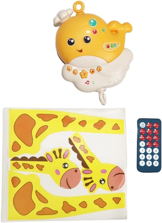 ملاهي سرير الأطفال الموسيقية الدوارة 360 درجة - ألعاب تعليمية ناعمة