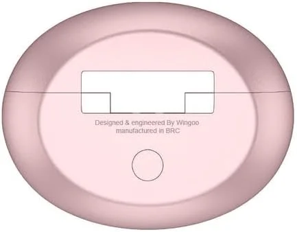 سماعات أذن وينجو تتميز بتصميم مريح وناعم من اي بادز (وردي ناعم)، لاسلكي، داخل الأذن