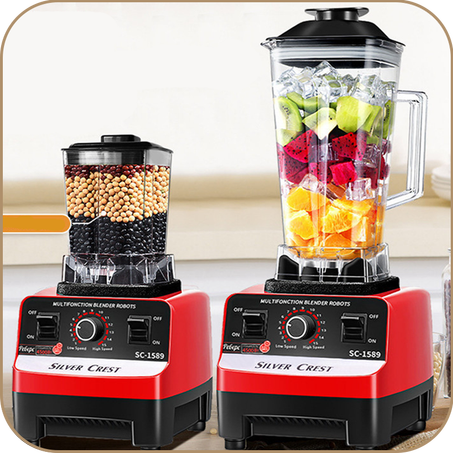 خلاط تجاري 2000 واط - عالي القدرة، مناسب للمطبخ، خالٍ من BPA