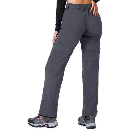Cycorld Women's-Hiking-Pants-Convertible Quick-Dry-Stretch-Lightweight Zip-Off Outdoor Pants with 5 Deep Pockets