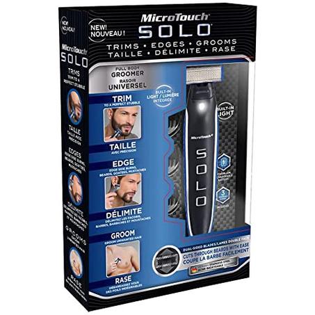 Micro Touch SOLO Rasoir, tondeuse et coupe-bordure rechargeables