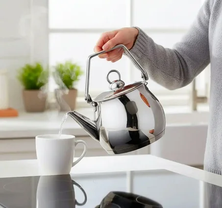 Bouilloire à sifflet  Kenz Inox - 2 L