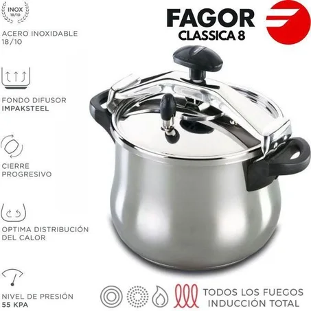 cocotte inox FAGOR 8L