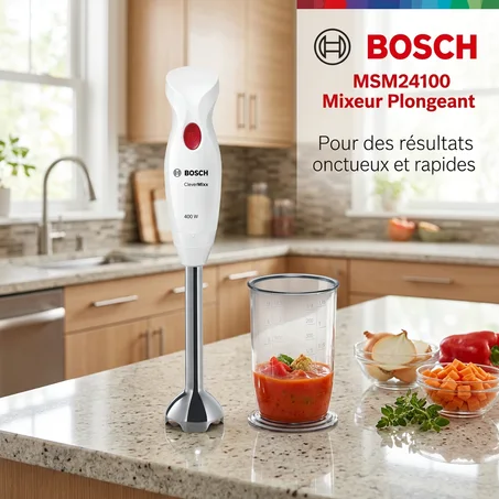 Mixeur plongeant CleverMixx 400 W BOSCH