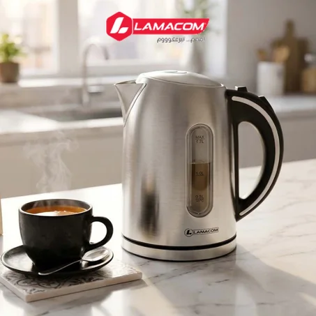 Bouilloire Électrique Lamacom Inox 1.7L