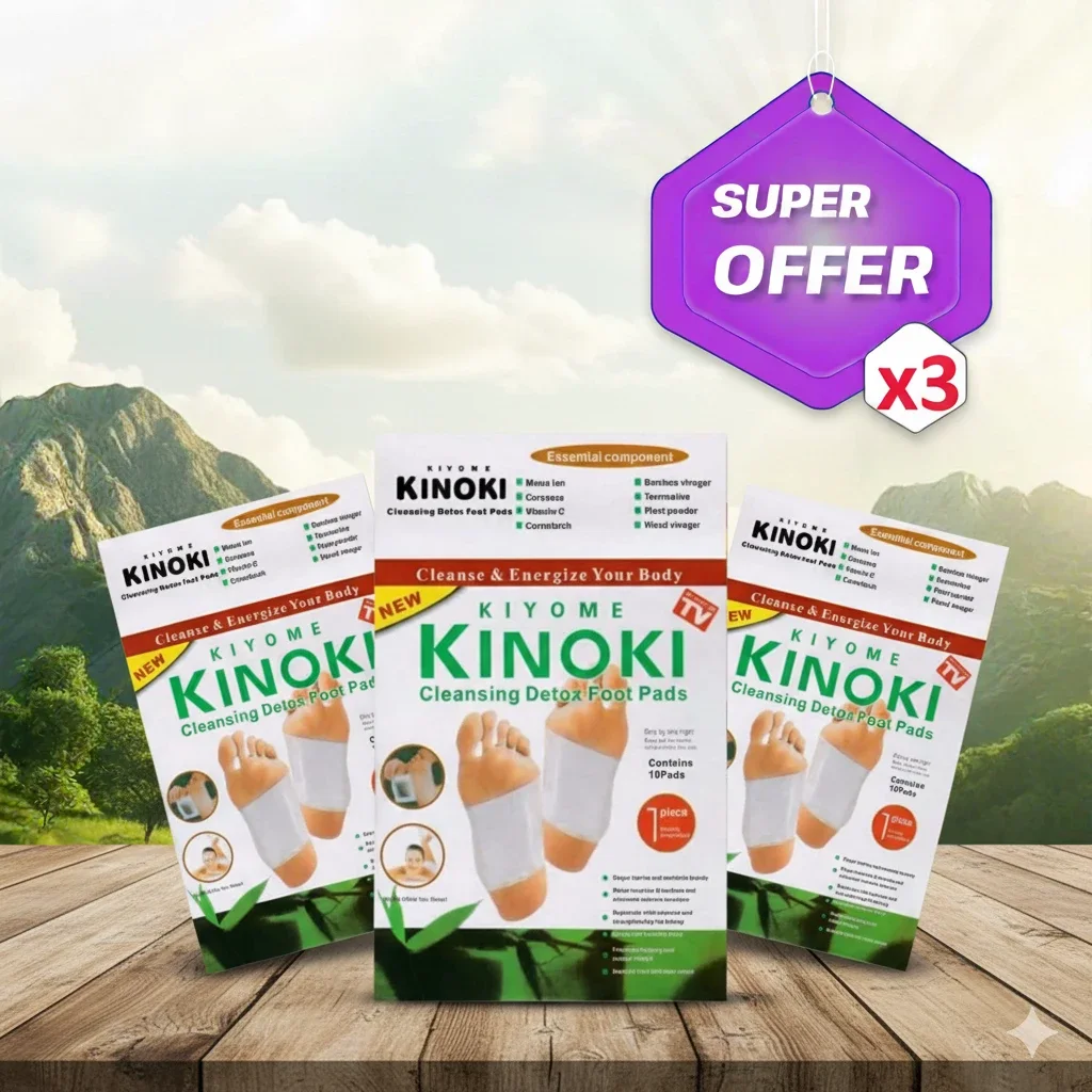 🌿 Kinoki – تنظيف الجسم من السموم أثناء النوم 👣