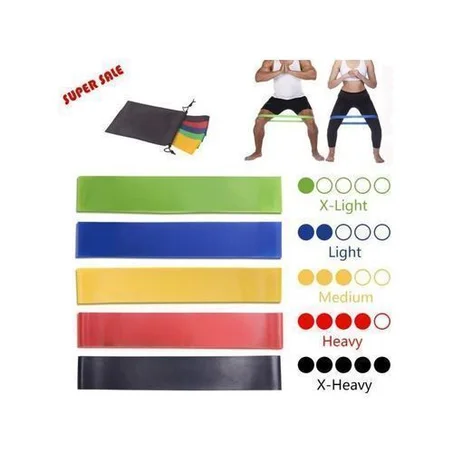 Bande Elastique Fitness Kit Musculation Sport Maison Resistance Extensible Yoga
