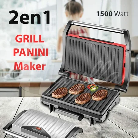 Techwood شواية كهربائية لشوي اللحم و السندويشات