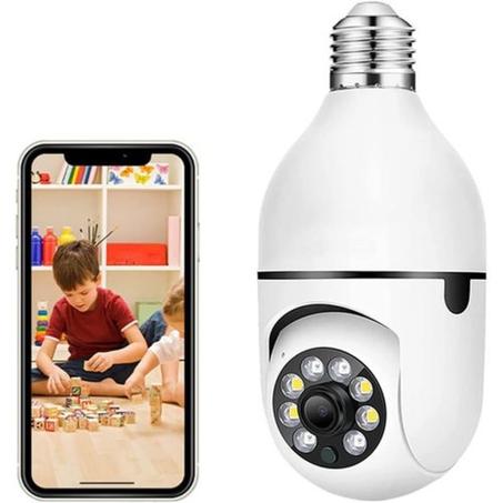 Caméra de surveillance  intelligente connecté au wifi Full HD 3MP détection mouvement 360°