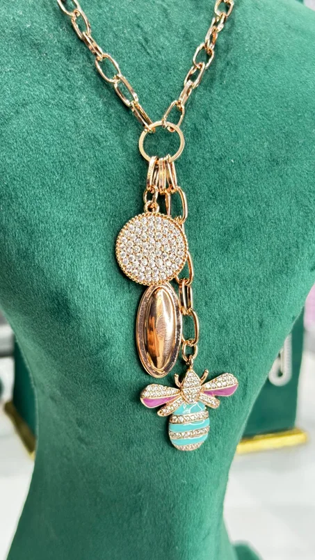 Sautoir abeille 🐝inoxydable 💎