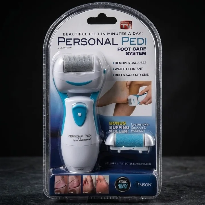 جهاز العناية بالقدمين المتطور Personal Pedi by Laurant الحل النهائي للتخلص من الجلد الخشن والتشققات للحصول على أقدام ناعمة كالحرير.