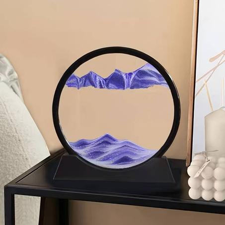 Art de sable en mouvement 3D