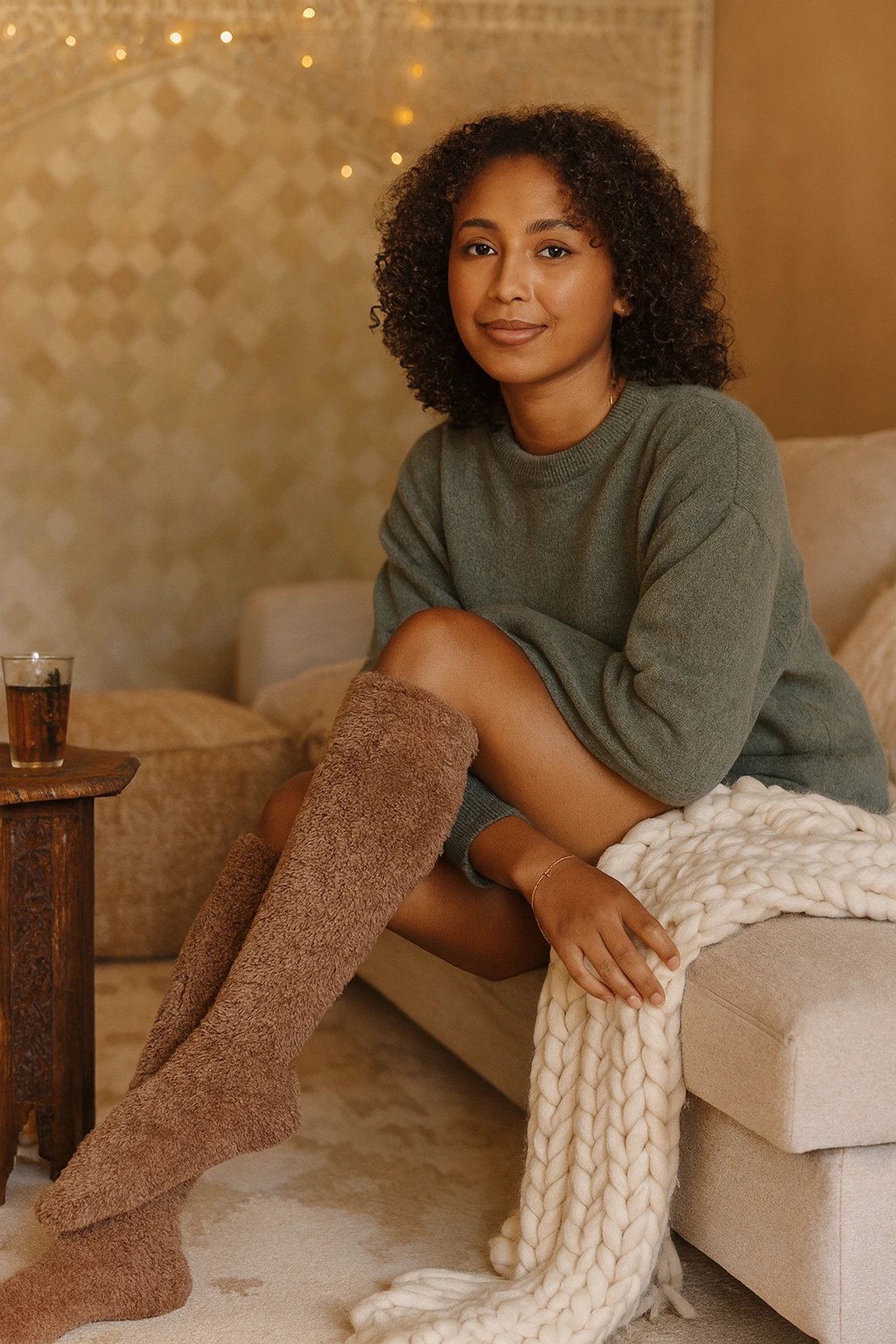 🧦 جوارب فليس طويلة فائقة النعومة – دفء وراحة لا مثيل لها (SOKS)