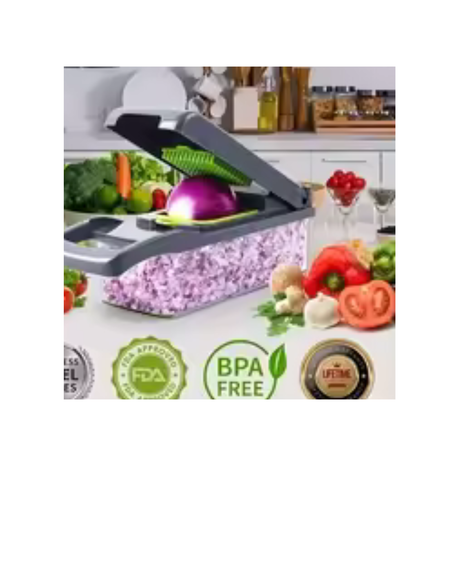 🥕 أداة تقطيع الخضراوات متعددة الاستخدامات 🍅