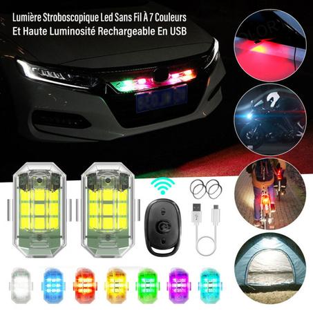 Lumière Stroboscopique Led À 7 Couleurs