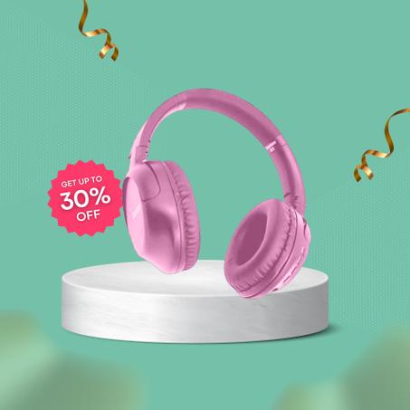 Casque bluetooth DeepBass R12 BLEU