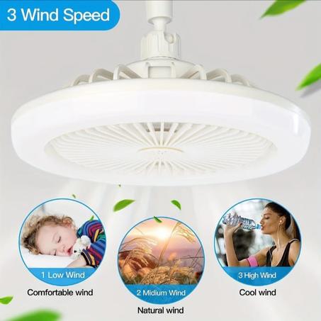 مصابيح مروحة السقف LED