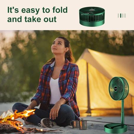 مروحة كهربائية قابلة للطي تلسكوبية