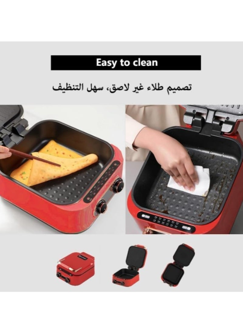 قدر بديل البوتاجاز والشواية متعدد الاستخدامات 10 * 1 DENX - ضمان عام