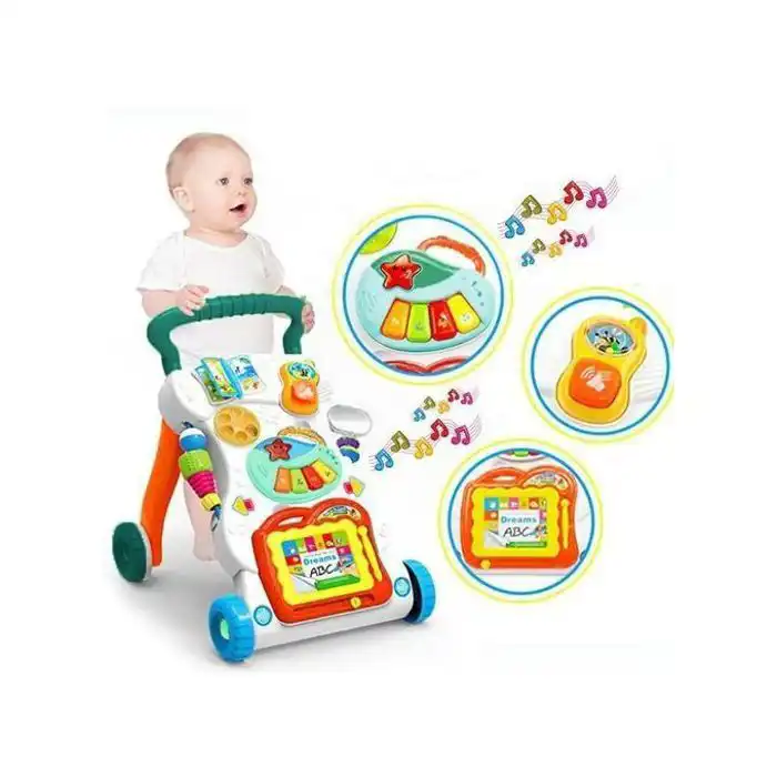 👶 أول خطوات طفلك بأمان وفرحة مع Trotteur Évolutif الذكية ! 🚀