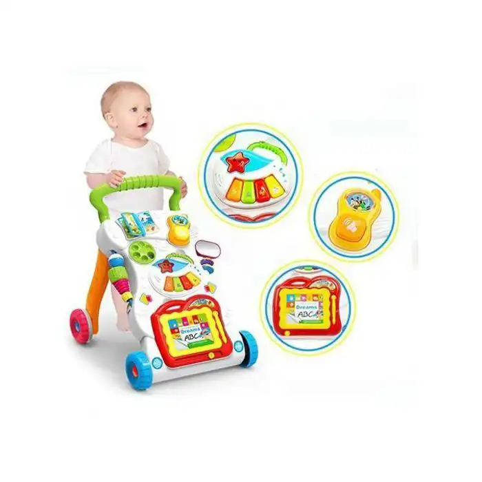 👶 أول خطوات طفلك بأمان وفرحة مع Trotteur Évolutif الذكية ! 🚀