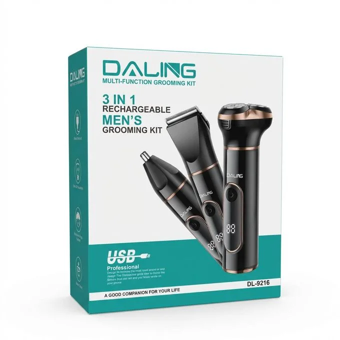 Daling ماكينة حلاقة كهربائية للرجال 3 في 1
