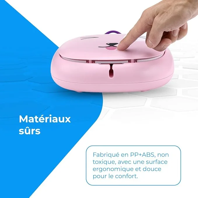 Toilettes pour bébés مقعد مرحاض قابل للطي للأطفال   ( اللون المتوفر الوردي Rose )