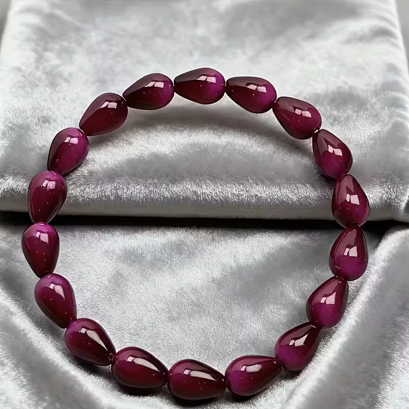 سوار من حجر الأميثيست البنفسجي العميق