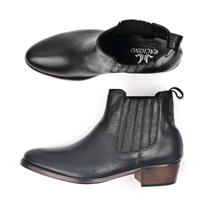 Bottine Femme COGNAC AVEC ELASTIQUE