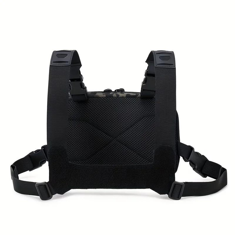 سترة صدر تكتيكية متعددة الاستخدامات للرجال، مثالية للصيد والتخييم وتسلق الجبال وحمل الأدوات بسهولة.