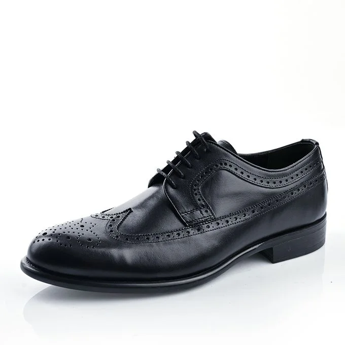 Chaussure Fleuri en cuir noir