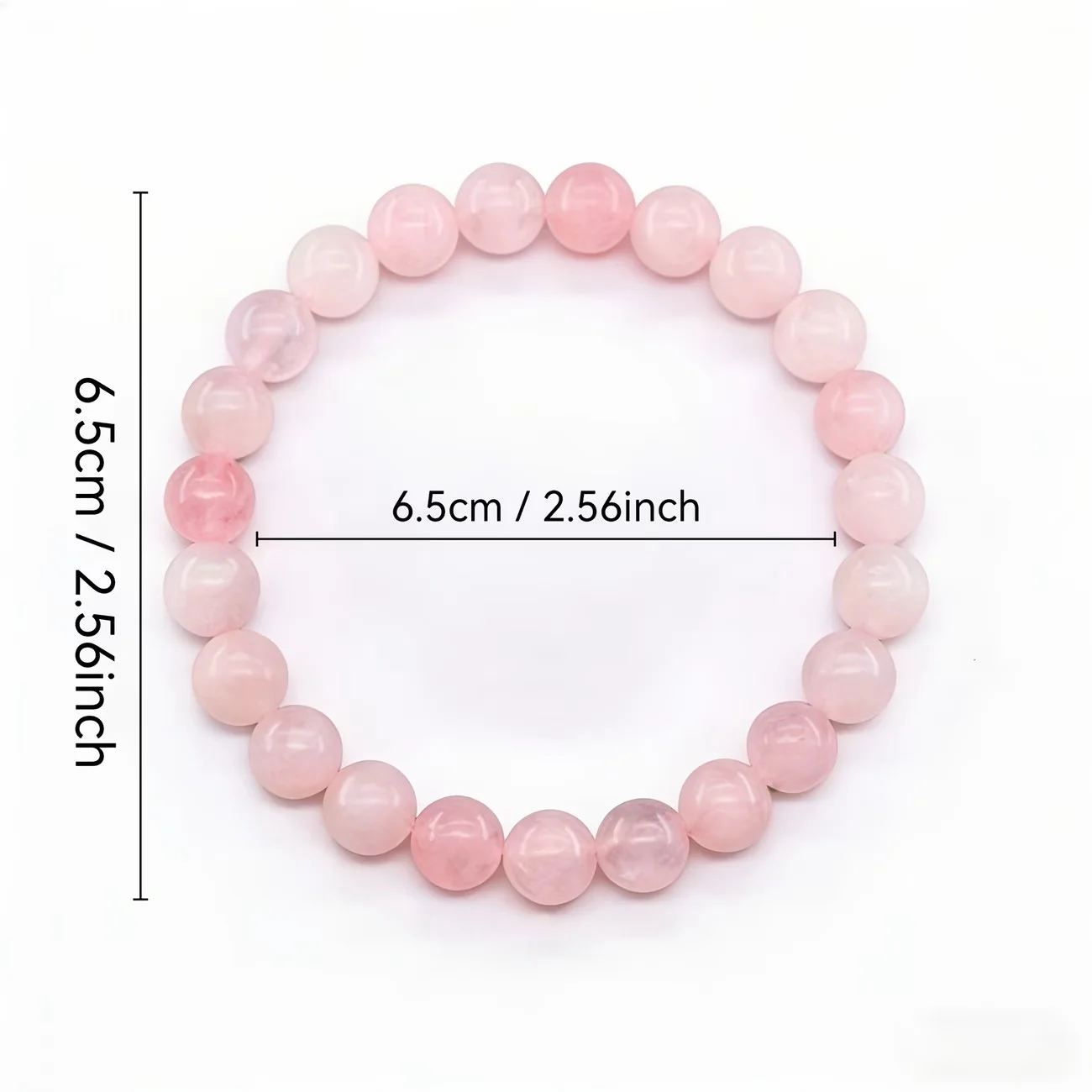 سوار نسائي رومانسي بالكريستال الوردي ✨💖