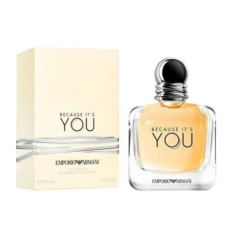 armani because it's you eau de parfum 100ml