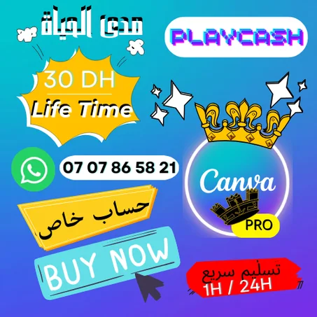 حساب Canvo Pro مدى الحياة