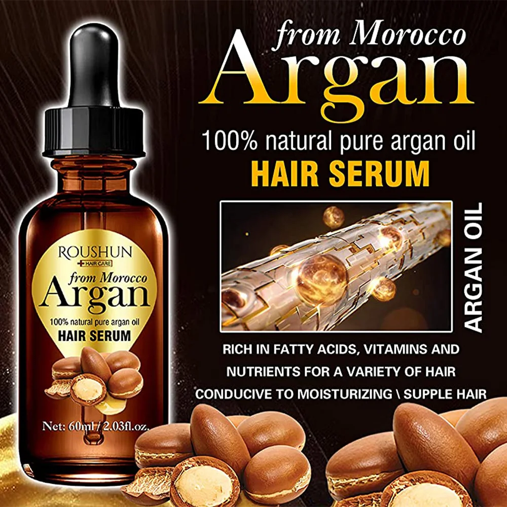 زيت الأرجان الأصلي من روشان للشعر 60 مل