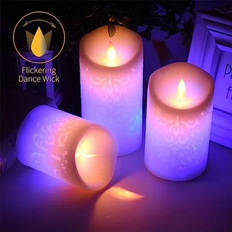 شموع رمضان تعمل بالبطارية