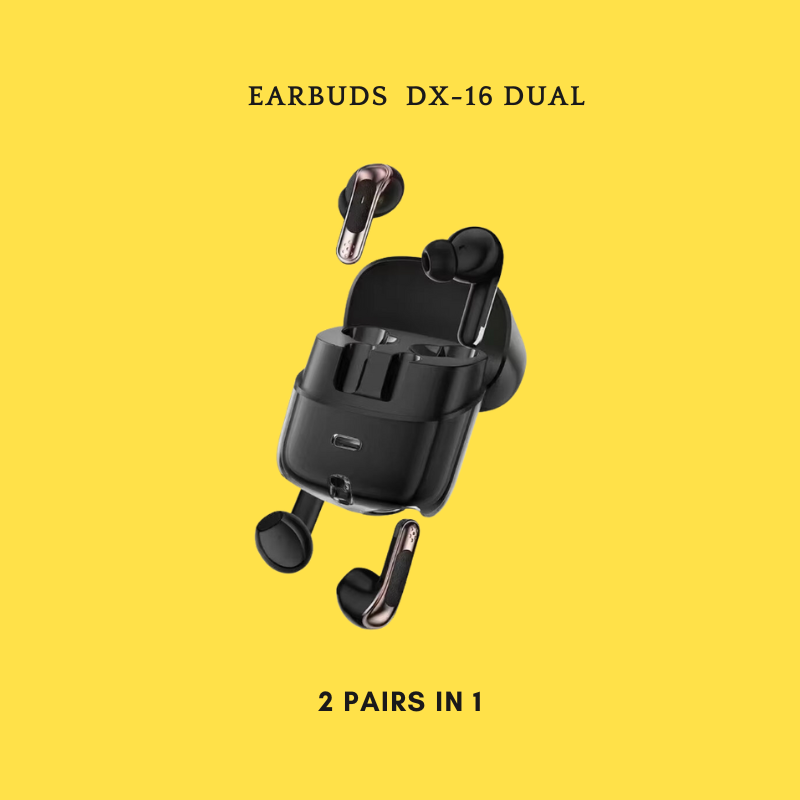 سماعات بلوتوث مزدوجة - أناقة وصوت نقي في علبة واحدة!