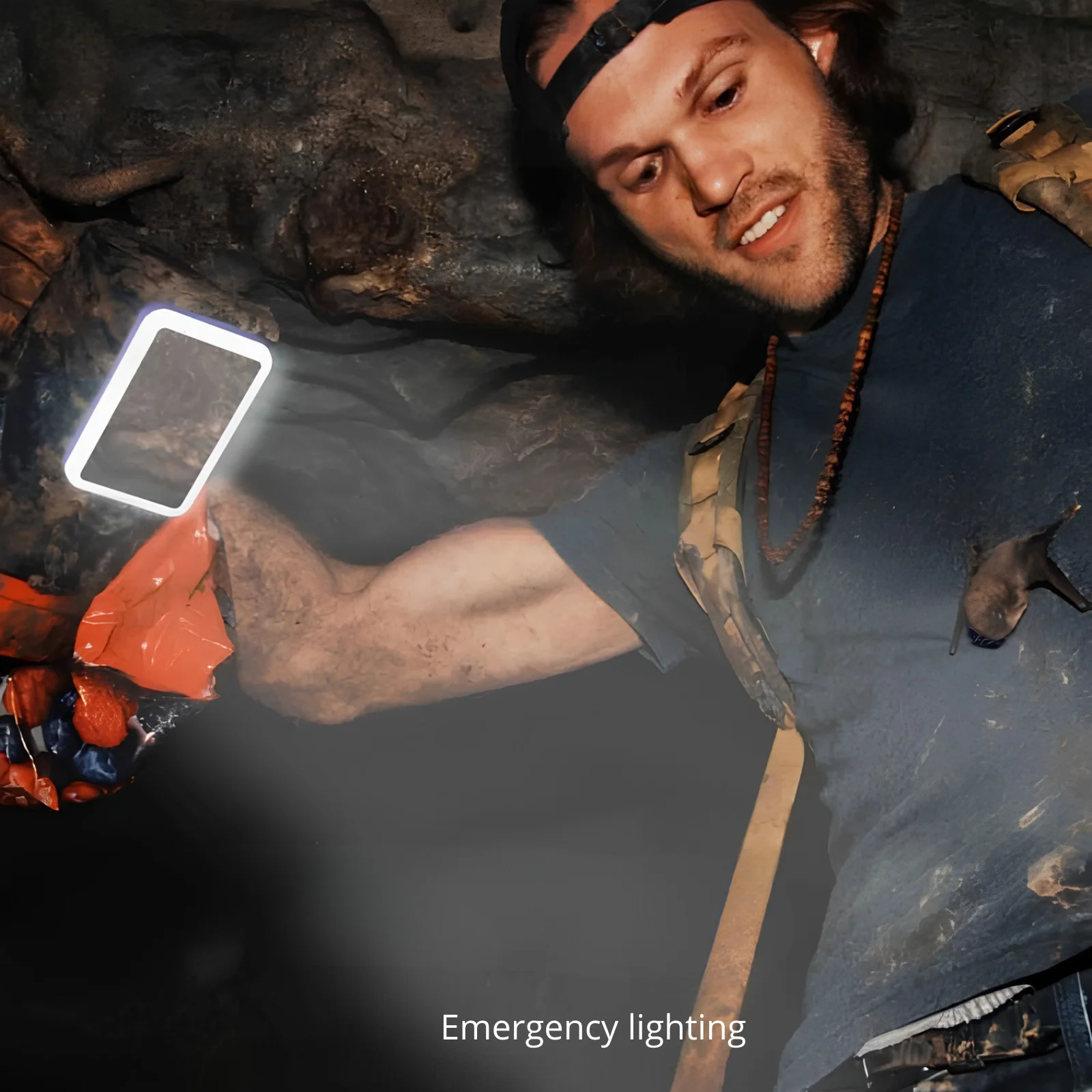 Mini Magnetic Powerbank  Built-in Fill Light & Mirror