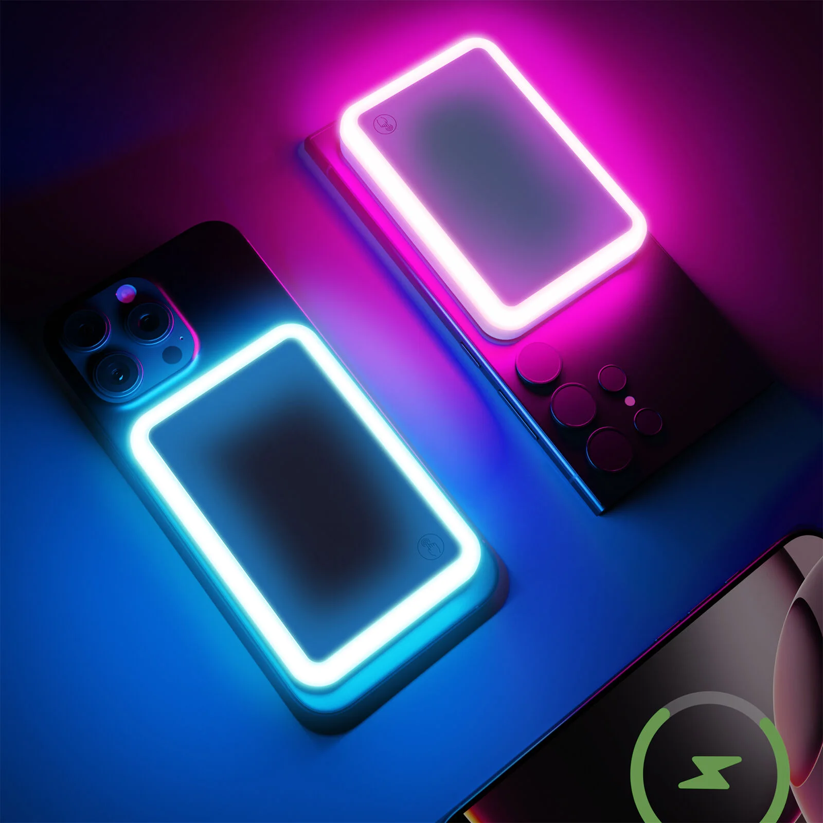 Mini Magnetic Powerbank  Built-in Fill Light & Mirror