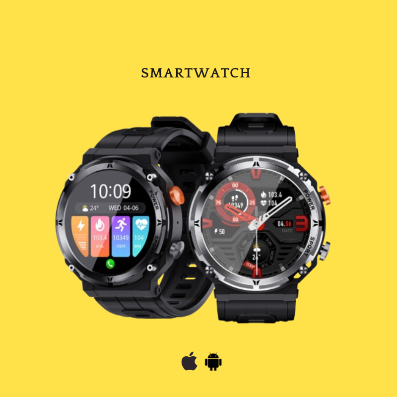 ساعة ذكية خارجية  مع مراقبة معدل ضربات القلب NC21PRO للرجال