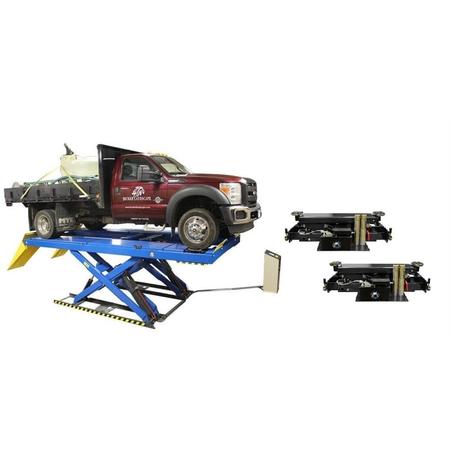Atlas PX16A Scissor Alignment Lift and RJ8 Rolling Jacks Combo