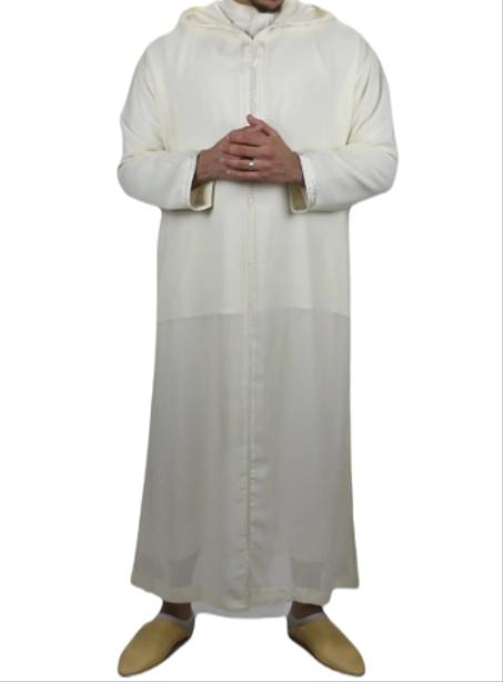 جلابة سوسدي ممتازة اللون الابيض