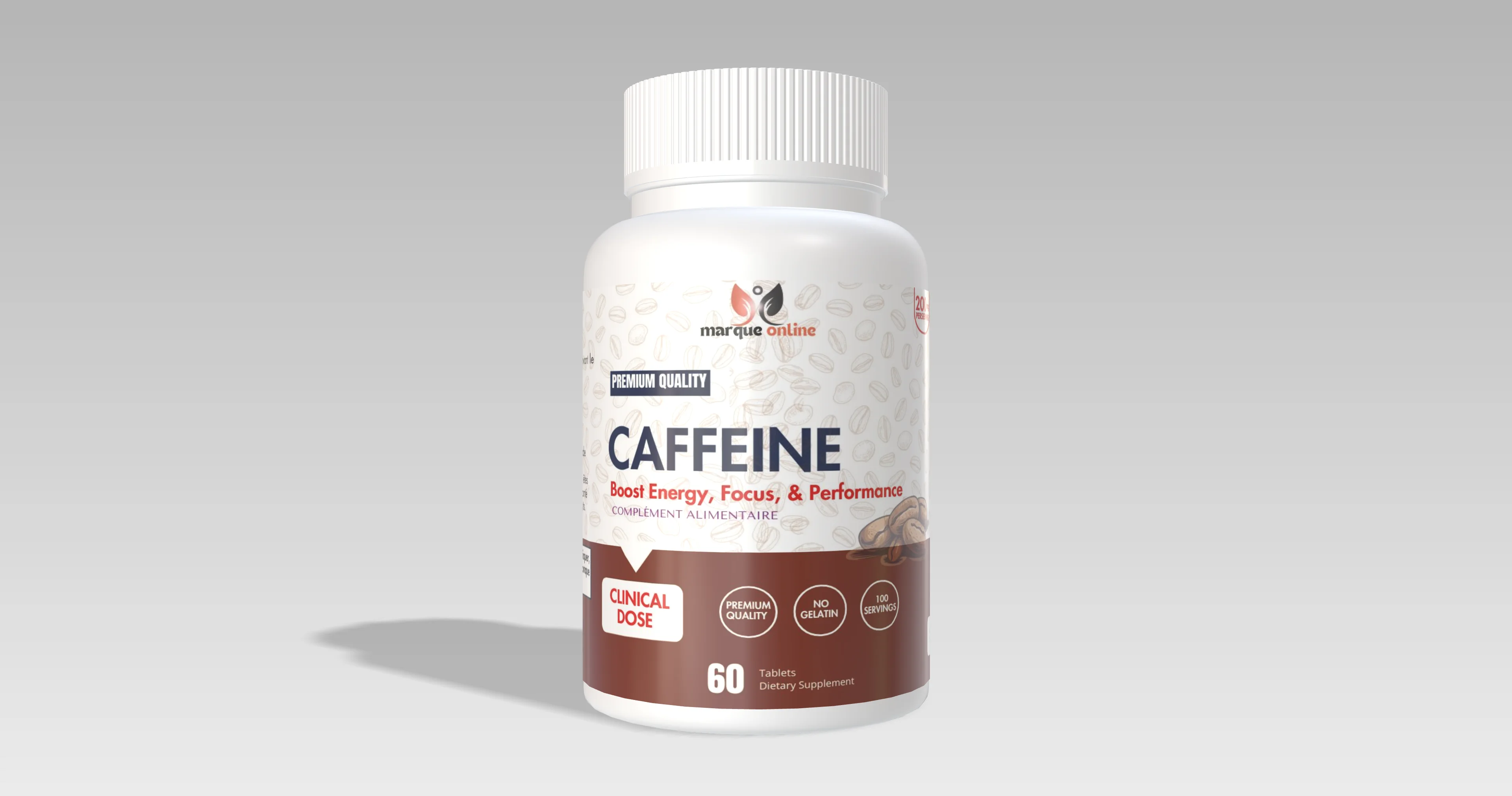 Caffeine 60 gelules