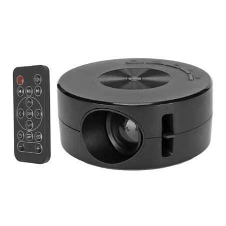 Mini projecteur LED portable et haut-parleur intégré