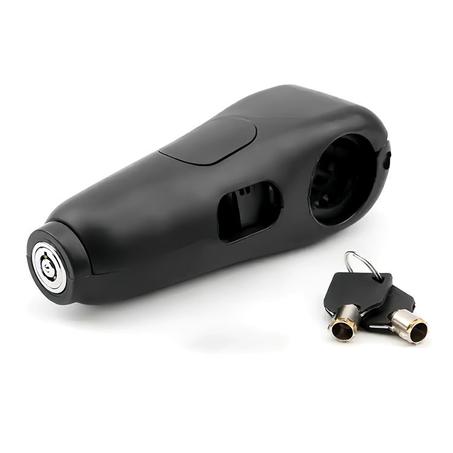 Serrure de moto, poignée antivol.