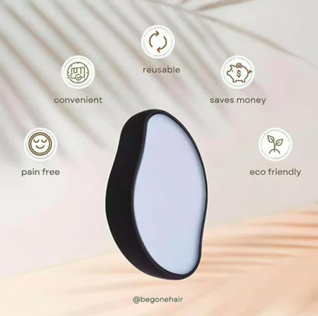 ممحاة إزالة الشعر الكريستالية