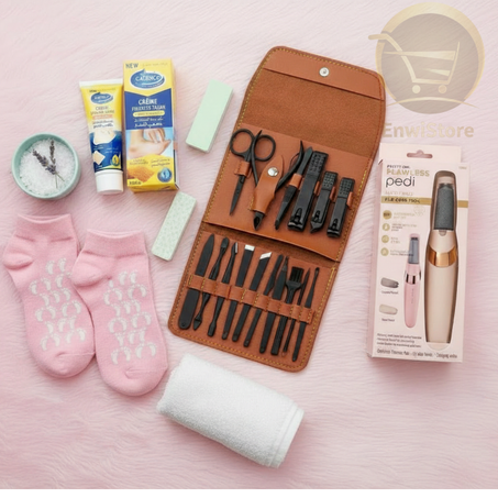 مجموعة العناية المتكاملة  بجمال القدمين (SPA منزلي)﻿