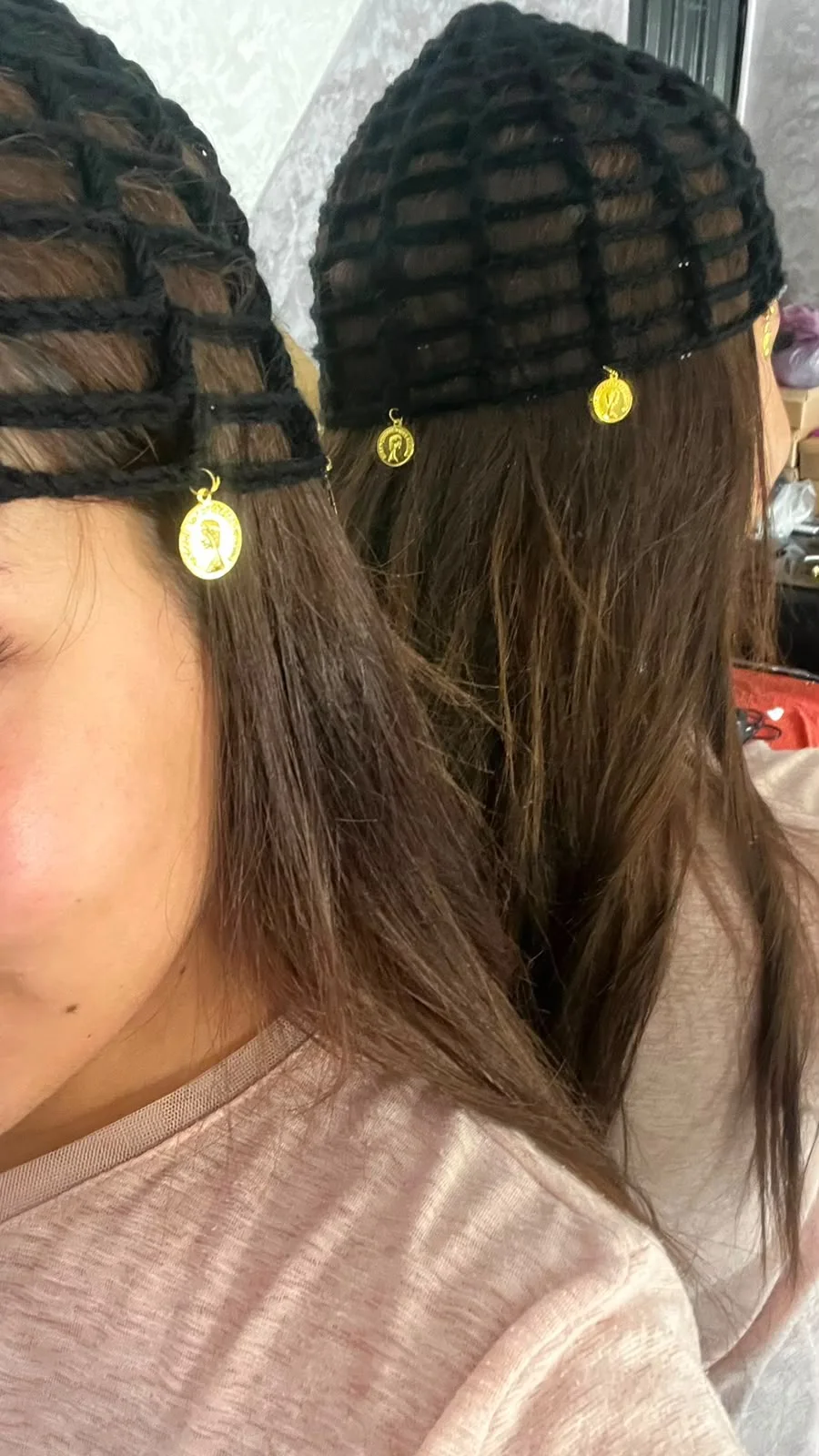 crochet headpiece