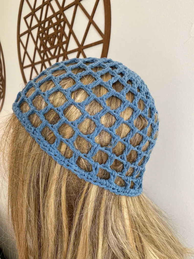 crochet headpiece